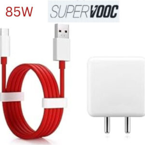 Mad Gorrillah 85 W SuperVOOC 5.4 A Wall Charger for Mobile with Detachable Cable (Red, Cable Included)