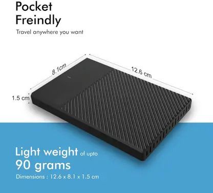 ULTRABYTES 1 TB External Hard Disk Drive (HDD) (Black) - Image 2