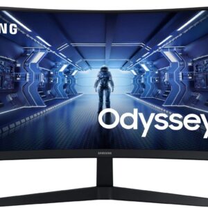 Samsung Odyssey G5 1000R 86.4 cm (34 inch) Curved WQHD VA Panel with HDR 10, Game Style UI, Borderless UltraWide Gaming Monitor (LC34G55TWWWXXL) (AMD Free Sync, Response Time: 1 ms, 165 Hz Refresh Rate)