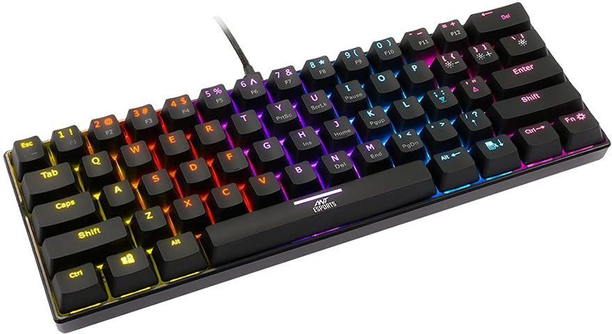Ant Esports MK1200 Mini Wired USB Tenkeyless Gaming Keyboard - Image 2