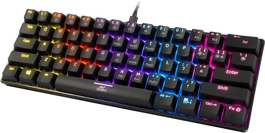 Ant Esports MK1200 Mini Wired USB Tenkeyless Gaming Keyboard - Image 3