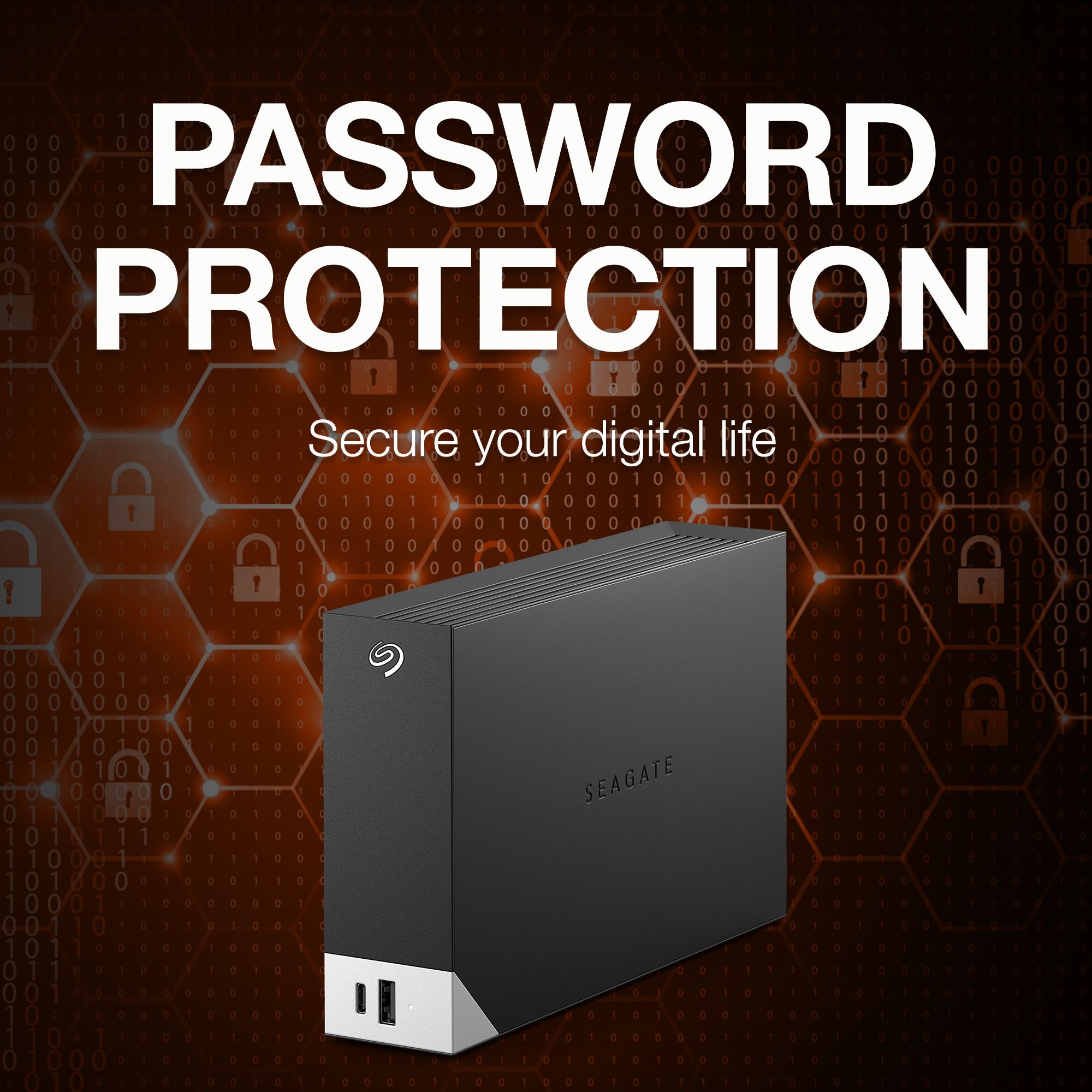 Seagate 18 TB External Hard Disk Drive (HDD) (Black) - Image 4