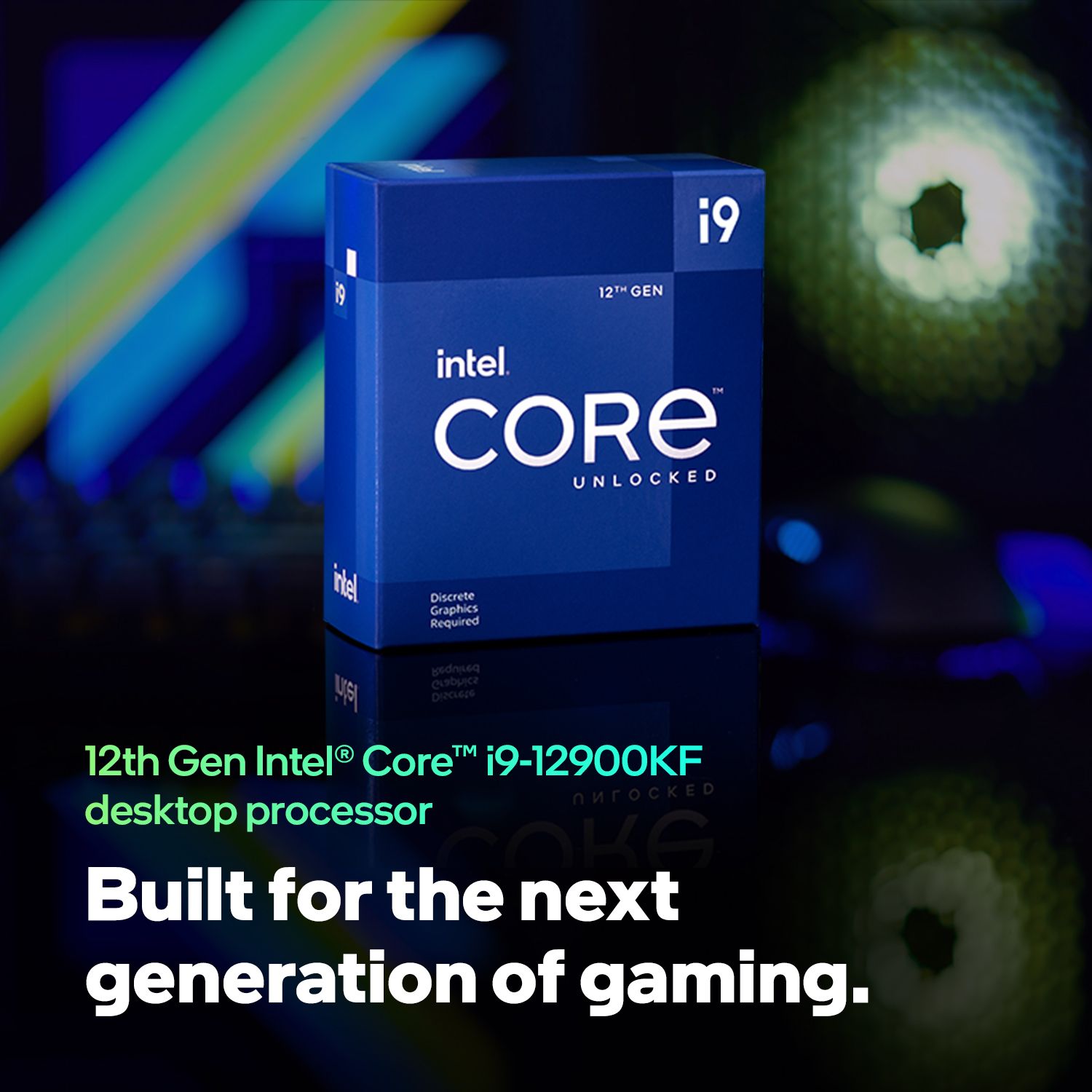 Intel I9-12900KF 5.2 GHz Upto 5.2 GHz LGA1700 Socket 16 Cores 24 Threads Desktop Processor (Blue) - Image 2