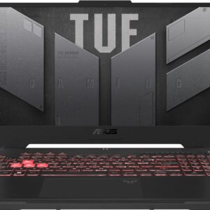 ASUS TUF Gaming A15 AMD Ryzen 7 Octa Core 7435HS - (16 GB/512 GB SSD/Windows 11 Home/8 GB Graphics/NVIDIA GeForce RTX 4060/144 Hz) FA507NVR-LP204WS Gaming Laptop (15.6 inch, Mecha Gray, 2.2 Kg, With MS Office)