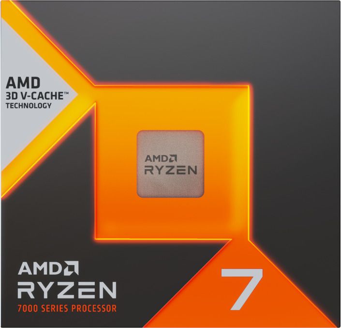 AMD Ryzen7 7800X 3D 4.2 GHz AM5 Socket 8 Cores Desktop Processor (Silver)