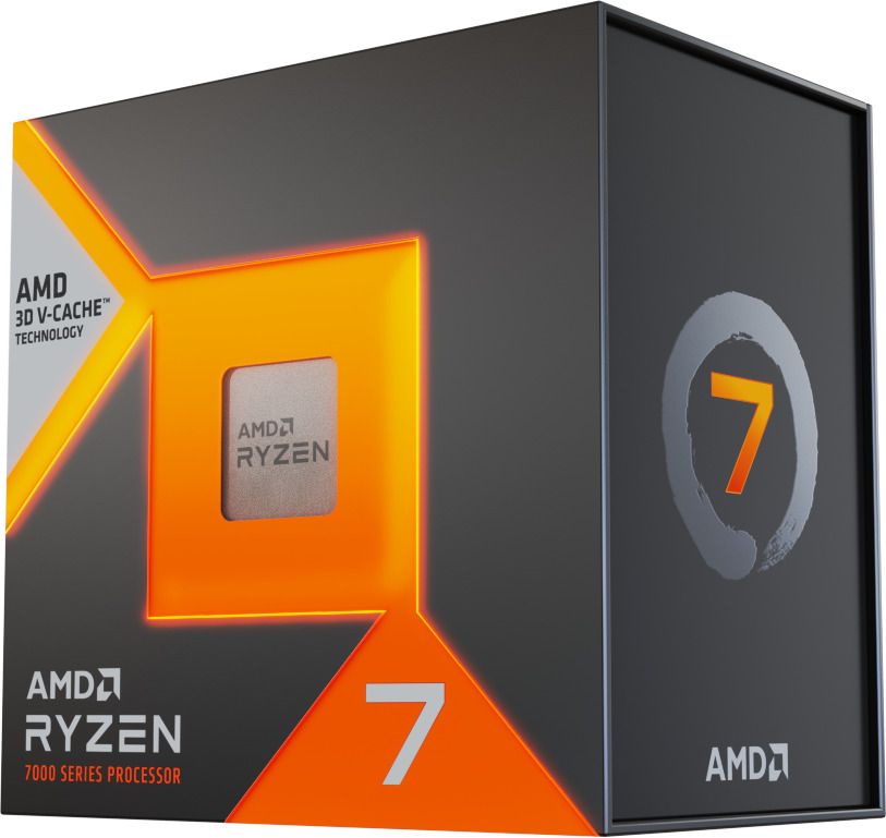AMD Ryzen7 7800X 3D 4.2 GHz AM5 Socket 8 Cores Desktop Processor (Silver) - Image 2