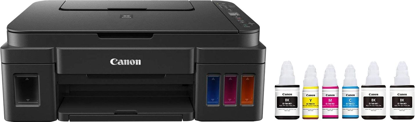 Canon PIXMA Mega Efficient G3012 Multi-function WiFi Color Ink Tank Printer