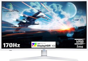 Acer XZ6 Series 97.79 cm (39 inch) Curved WQHD LED Backlit VA Panel with VESA DisplayHDR 400, DCI-P3 93% Color Gamut