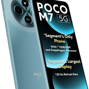 POCO M7 5G (Ocean Blue, 128 GB) (8 GB RAM)