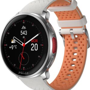 Polar Vantage V3-Premium Multisport Watch, Heart Rate Monitor (Sunrise Apricot) Smartwatch (Sunrise Apricot Strap, Free Size)