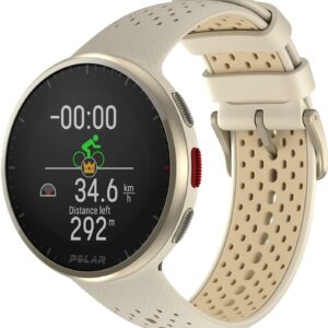 Polar Pacer Pro-Advanced GPS Sports Watch (Champagne-Gold) Smartwatch (Gold Strap, Free Size)