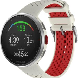 Lightweight, 41g, design is ideal for runners Up to 35 hours of battery life on a single charge in training mode (100 hours in power save mode; 7 days in watch mode)