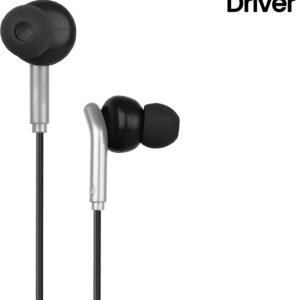 ZEBRONICS ZEB-BRO, With In-Line MiC, 3.5mm Jack, 10mm drivers, Compatible for Phone/Tablet Wired (Black, In the Ear)