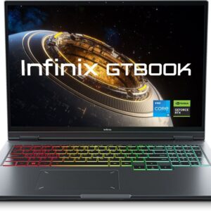 Infinix GT Book Intel Core i5 12th Gen 12450H - (16 GB/512 GB SSD/Windows 11 Home/6 GB Graphics/NVIDIA GeForce RTX 3050/80 W) GL613 Gaming Laptop (16 inch, Silver, 1.99 kg)