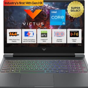 HP Victus Intel Core i5 14th Gen 14450HX - (16 GB/512 GB SSD/Windows 11 Home/6 GB Graphics/NVIDIA GeForce RTX 3050/144 Hz) 16-r1703TX Gaming Laptop (16.1 inch, Mica Silver, 2.31 kg, With MS Office)