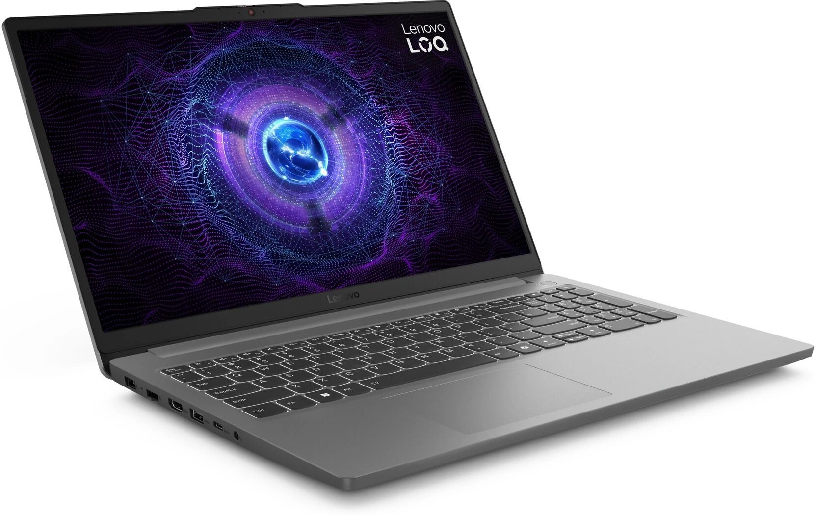 Lenovo LOQ Essential Intel Core i5 12th Gen 12450HX - (12 GB/512 GB SSD/Windows 11 Home/4 GB Graphics/NVIDIA GeForce RTX 2050) 83LK0031IN Gaming Laptop (15.6 Inch, Luna Grey, 1.77 Kg) - Image 2
