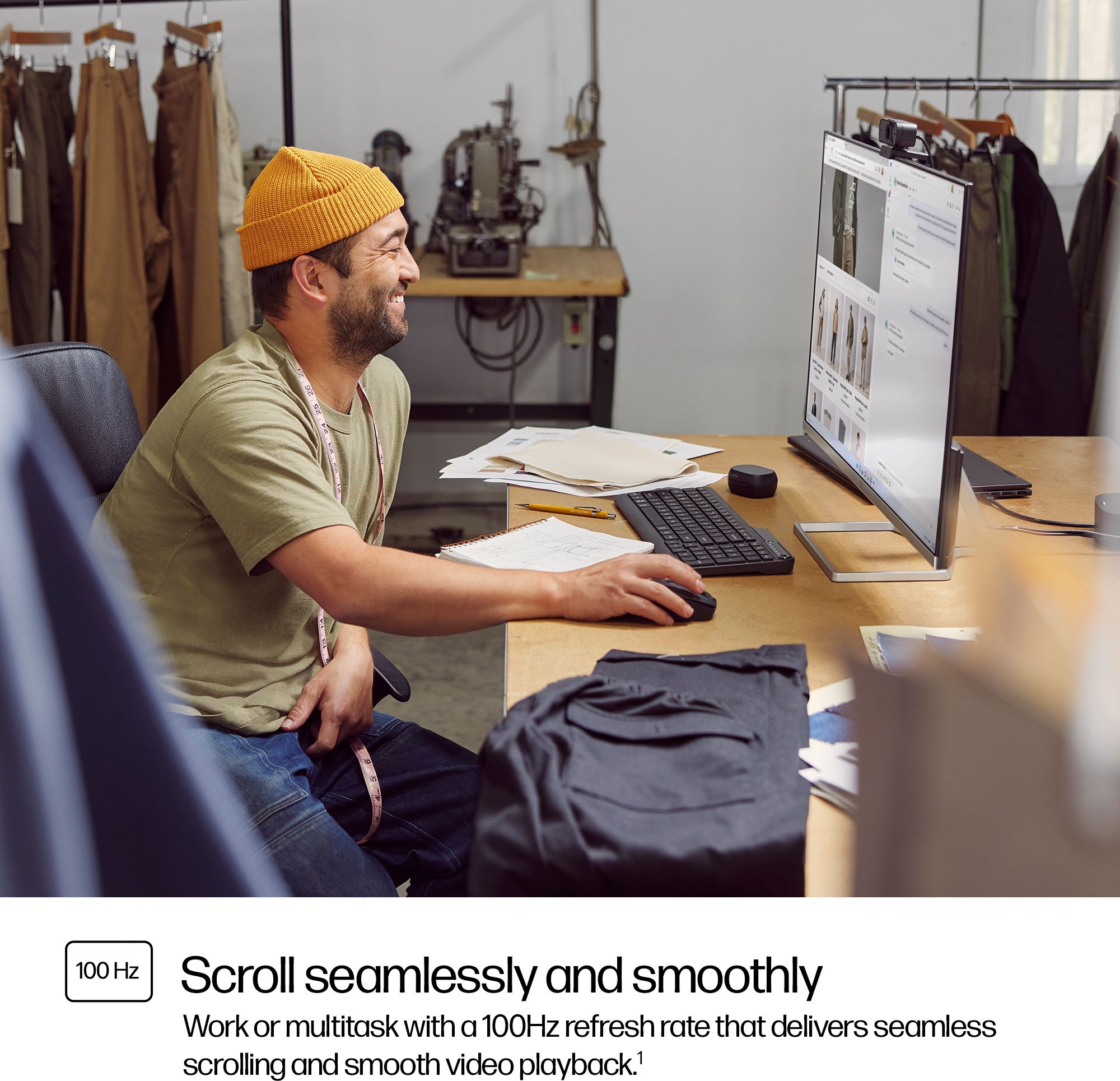 HP Series 5 80.01 cm (32 inch) Full HD LED Backlit VA Panel with On-screen controls, Anti-glare, 300 nits brightness, Eye Ease Technology Monitor (532sf) - Image 3