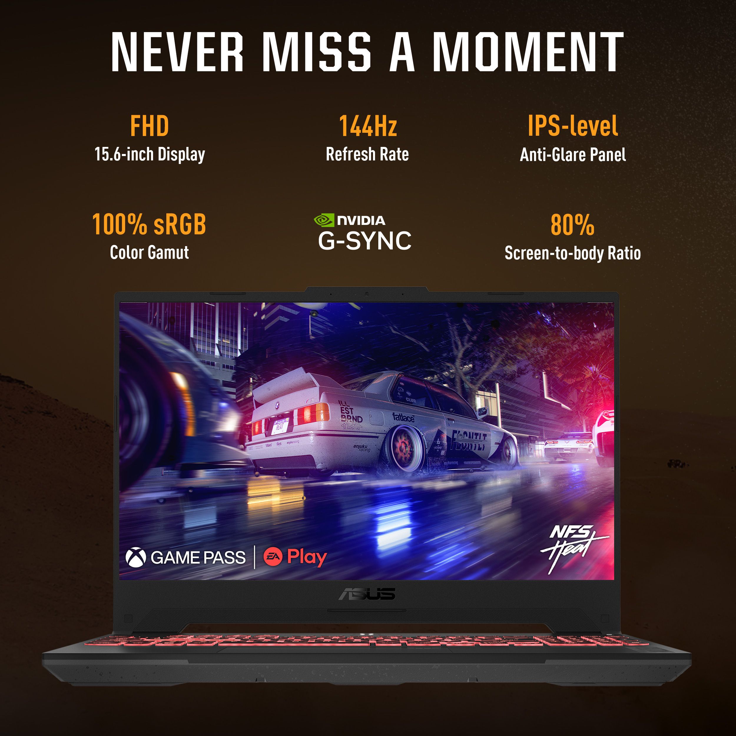 ASUS TUF Gaming A15 AMD Ryzen 7 Octa Core 7435HS - (16 GB/512 GB SSD/Windows 11 Home/8 GB Graphics/NVIDIA GeForce RTX 4060/144 Hz) FA507NVR-LP204WS Gaming Laptop (15.6 inch, Mecha Gray, 2.2 Kg, With MS Office) - Image 3