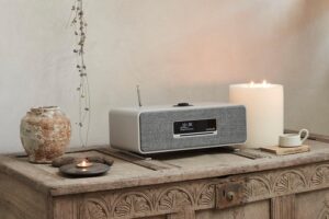 RuarkAudio R3S_R3B-SG 30 W Bluetooth Home Audio Speaker  (Soft Grey, 2.1 Channel)