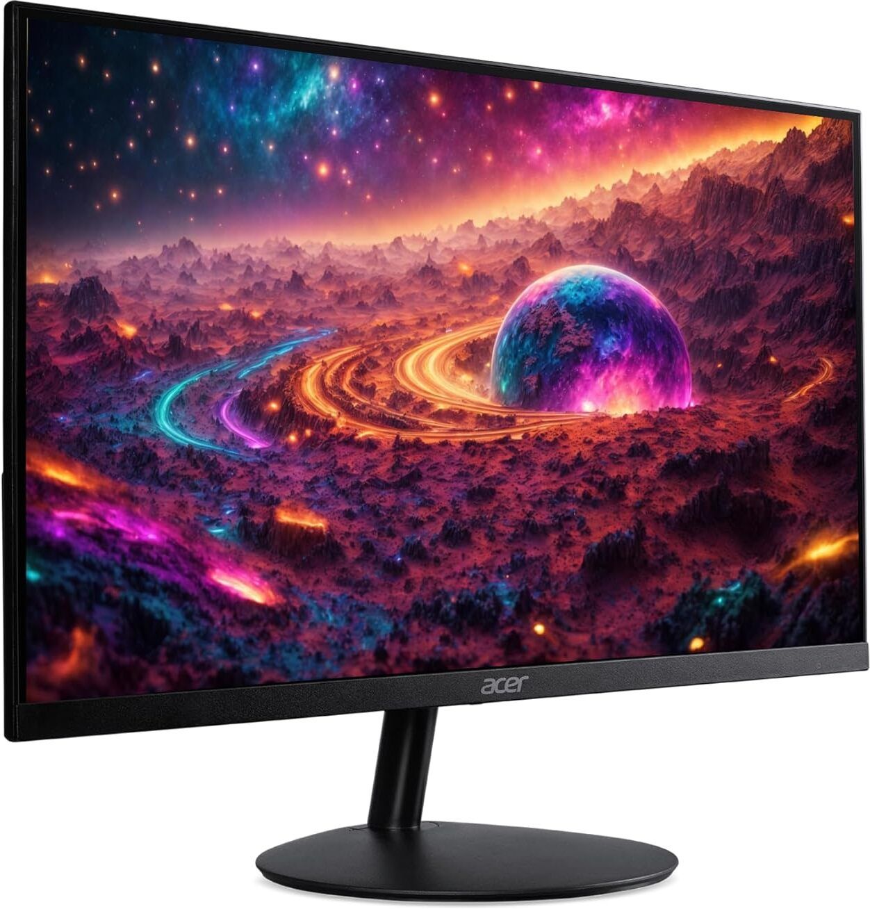 Acer 80.01 cm (32 inch) WQHD LED Backlit IPS Panel Monitor (SA322QU) (Frameless, AMD Free Sync, Response Time: 1 ms, 75 Hz Refresh Rate) - Image 3