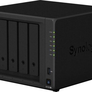 Synology DiskStation DS1520+ 0 TB External Hard Disk Drive (HDD) (Black)