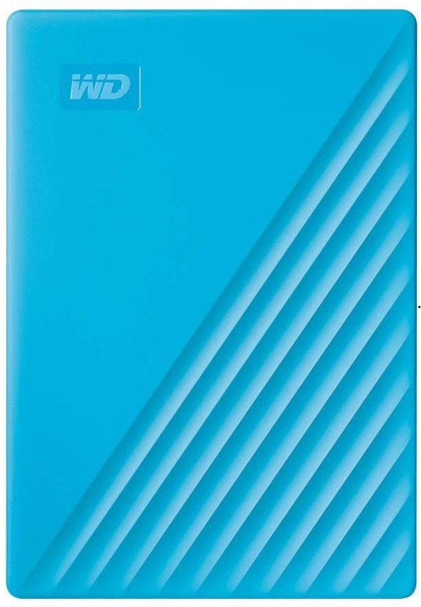 WD My Passport 2 TB External Hard Disk Drive (HDD) (Blue, Black)