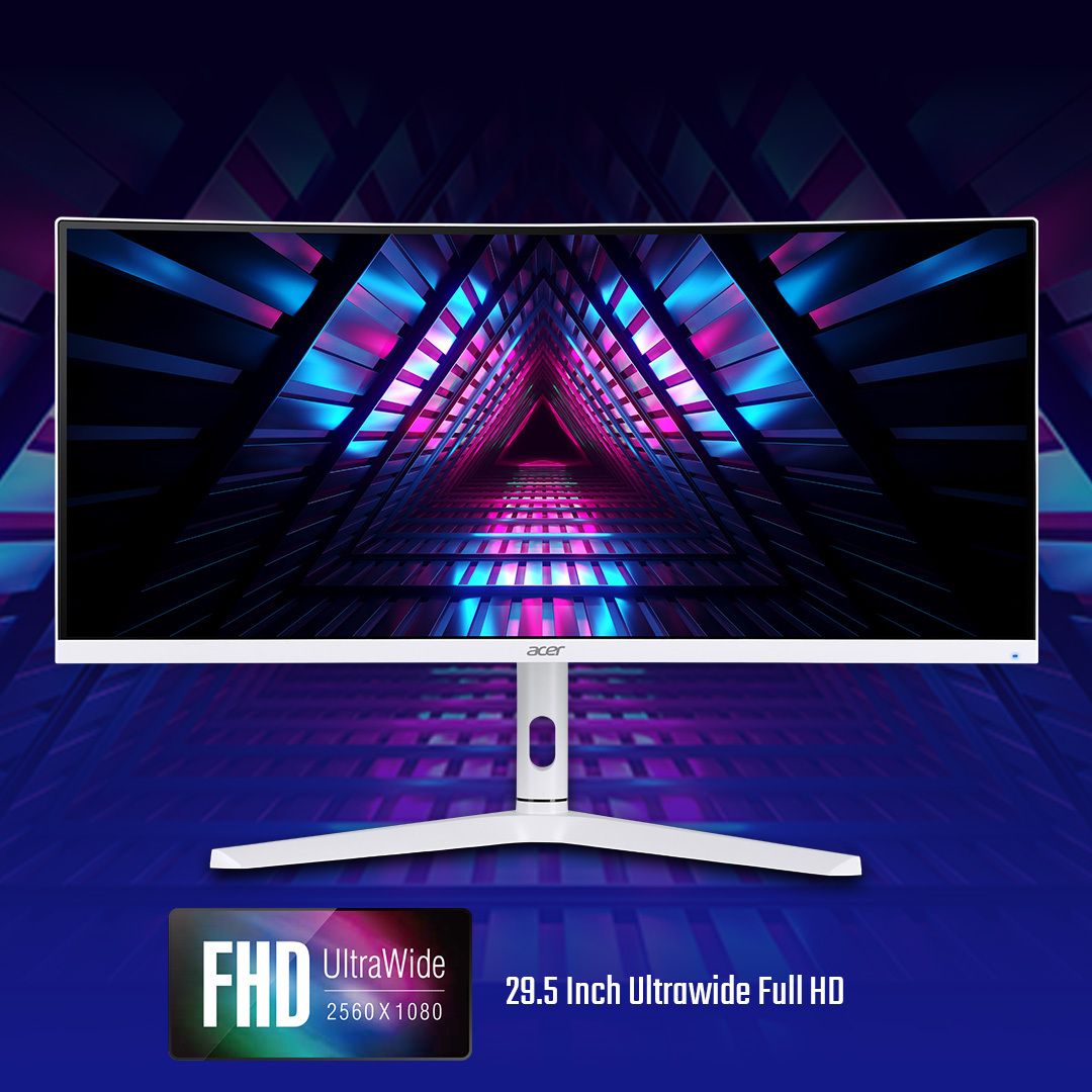 Acer Nitro 74.93 cm (30 inch) Curved WFHD VA Panel with ErgoStand, VESA DisplayHDR 400, 1500R Curvature, DCI-P3 93% wide color gamut, Display Widget, 2X2W Inbuilt Speakers - Image 2